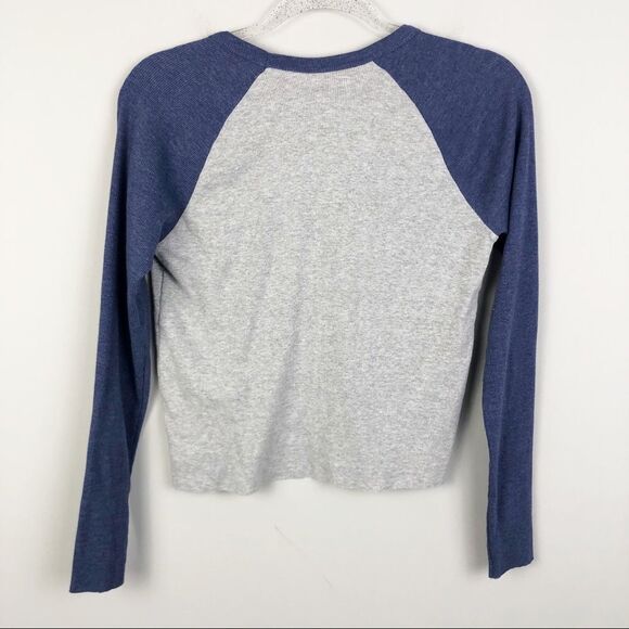 ROLLING STONES | Raglan Style Ribbed Shirt Medium - Picture 5 of 6